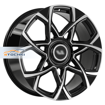 LS Forged 9,5x22/5x120 ET40 D62,6 LS FG59 BKF (конус, Колпак+лого)