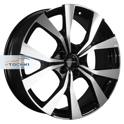 Khomen Wheels 7x19/5x114,3 ET45 D67,1 KHW1906 (Mazda CX-5/CX-8) Black-FP