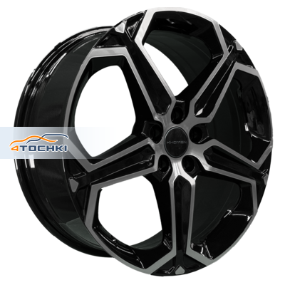 Khomen Wheels 7,5x19/5x112 ET43 D57,1 KHW1909 (Kodiaq/Tiguan) Black-FP