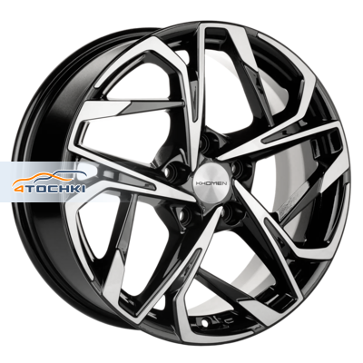 Khomen Wheels 7x17/5x114,3 ET49 D67,1 KHW1716 (Hyundai Elantra) Black-FP