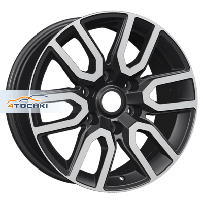 Khomen Wheels 8x17/6x139,7 ET45 D93,1 KHW1723 (Mazda BT50) Black-FP