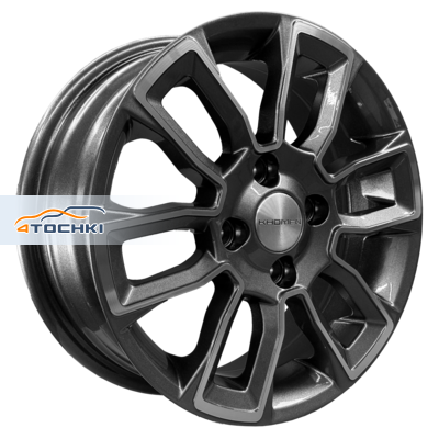 Khomen Wheels 5,5x14/4x100 ET46 D54,1 KHW1406 (Alsvin/Getz/i20) Gray-FP