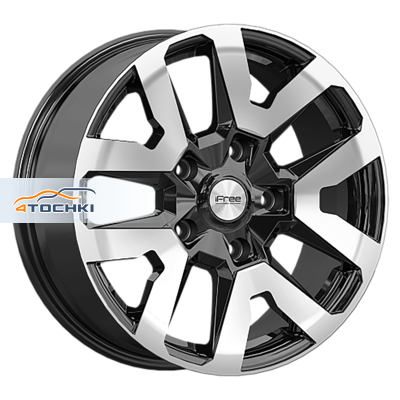 iFree Original 7x17/5x139,7 ET40 D98 Трикстер (Niva) (КС1170) Алмаз черный
