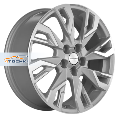Khomen Wheels 7x18/5x112 ET43 D57,1 KHW1809 (Kodiaq/Tiguan) F-Silver-FP
