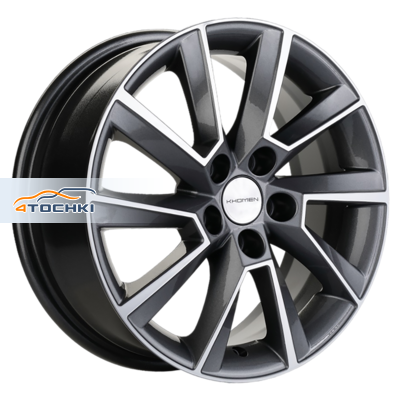 Khomen Wheels 6x16/5x105 ET39 D56,6 KHW1604 (Aveo) Gray-FP