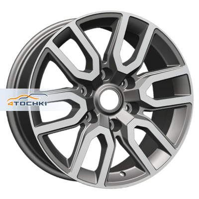 Khomen Wheels 8x17/6x139,7 ET45 D93,1 KHW1723 (Mazda BT50) Gray
