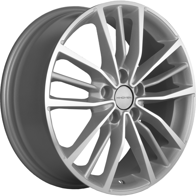 Khomen Wheels 7x18/5x112 ET43 D57,1 KHW1812 (Kodiaq/Tiguan/Audi Q3) F-Silver-FP