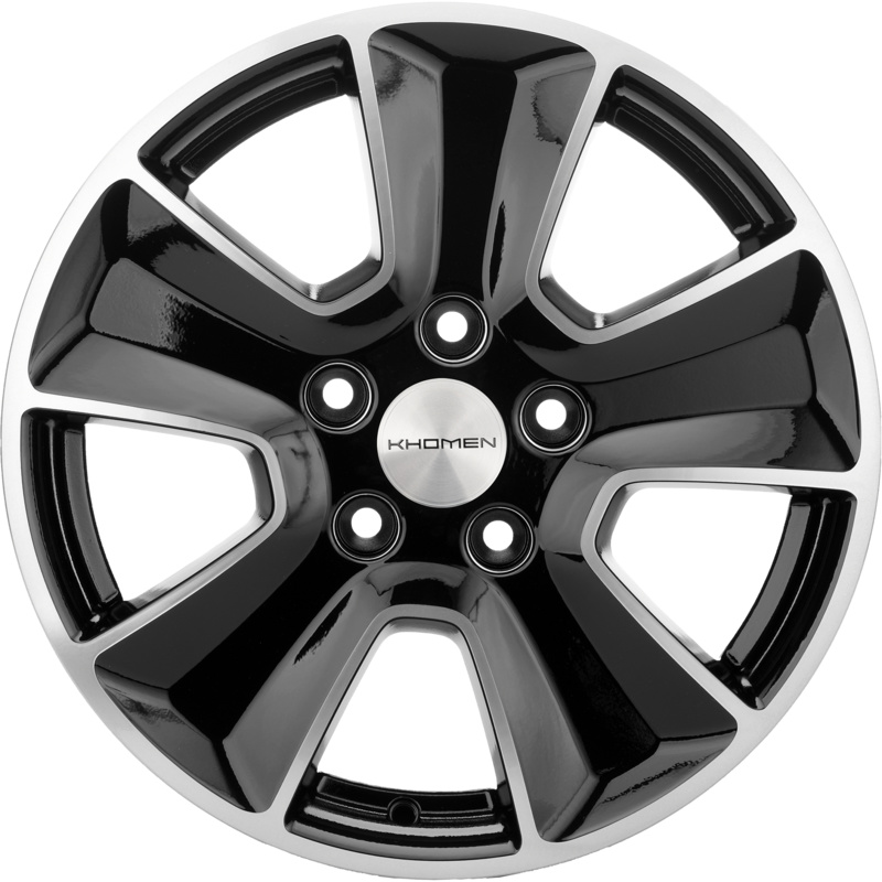 Khomen Wheels 6,5x16/5x108 ET45 D60,1 KHW1601 (Chery Tiggo 3/Tiggo 3 Pro) Black-FP