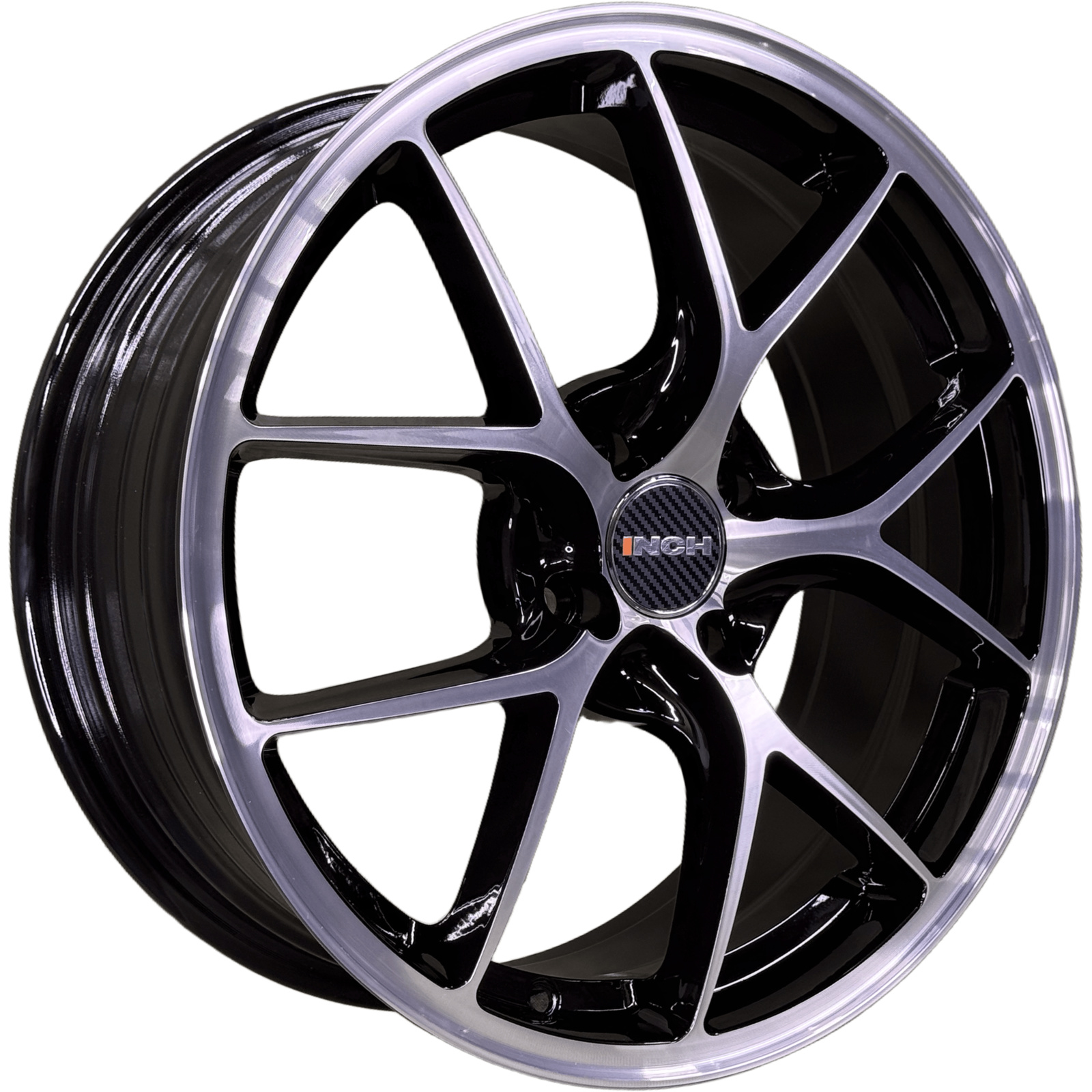 INCH 7x17/5x108 ET33 D60,1 FA8538 Gloss Black Machined Face (ZJH) FlowForming