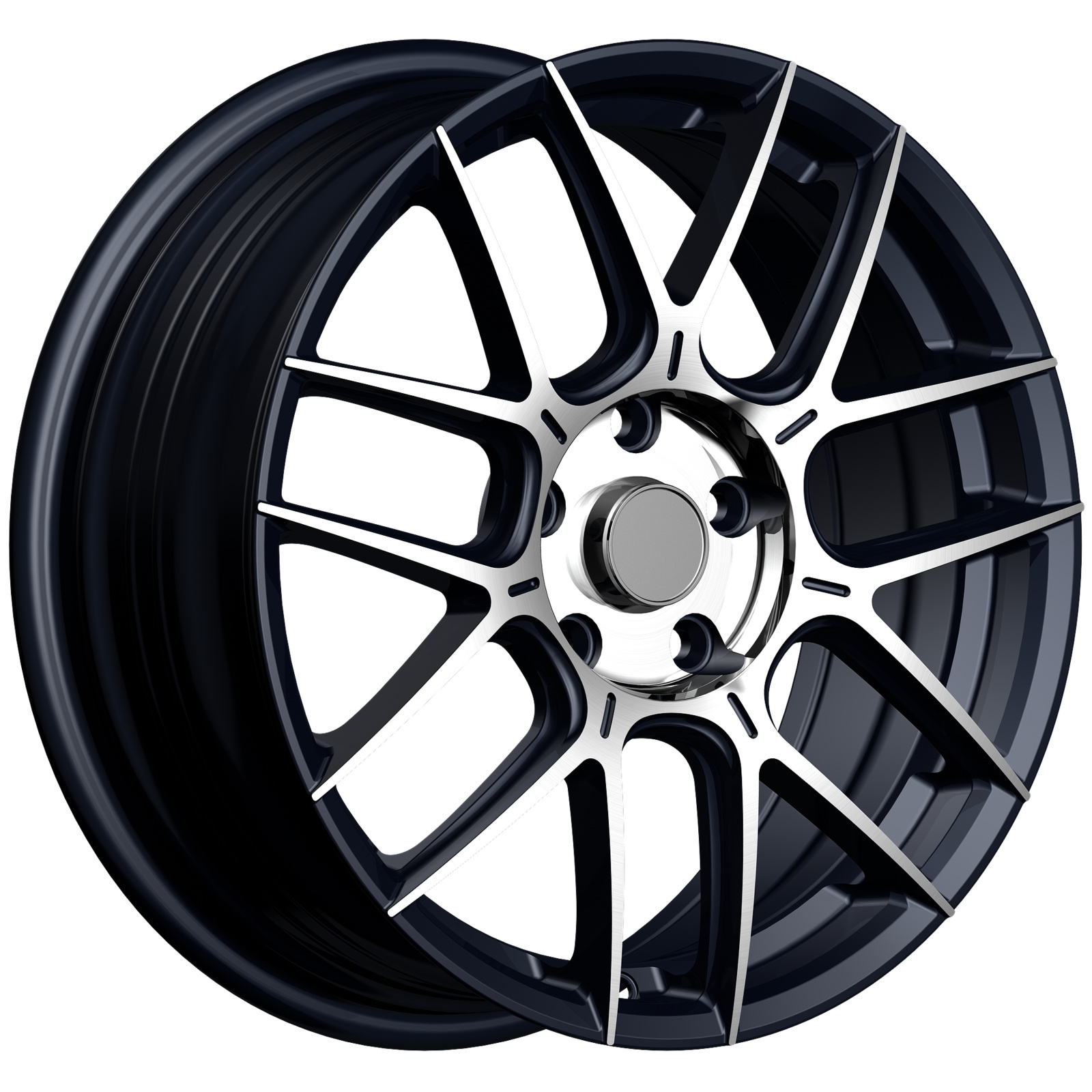 INCH 7x17/5x110 ET46 D63,3 FA8541 Gloss Black Machined Face (ZJH) FlowForming