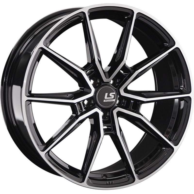 LS FlowForming 9x20/5x112 ET35 D66,6 RC58 BKF (конус)