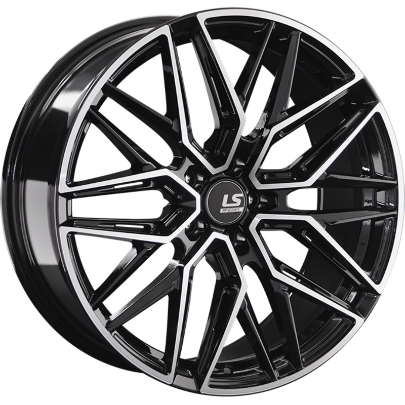 LS FlowForming 9x20/5x112 ET35 D66,6 RC59 BKF (конус)