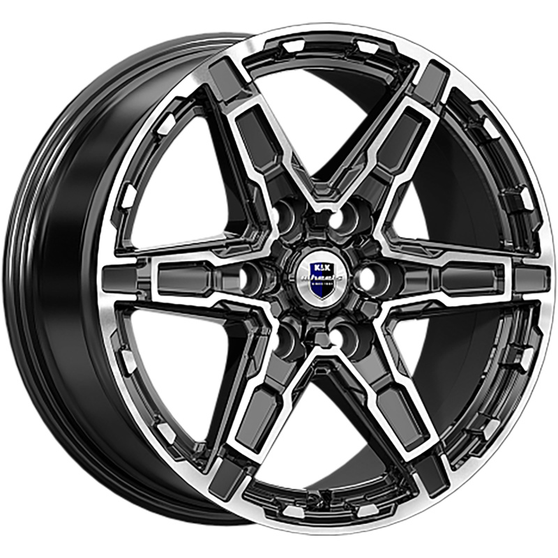 K&K 8x18/6x139,7 ET25 D106,1 Дистрикт (КС1159) Алмаз черный