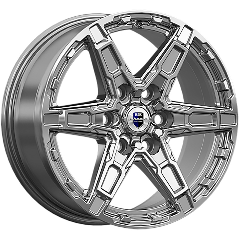 K&K 8x18/6x139,7 ET25 D106,1 Дистрикт (КС1159) Дарк платинум