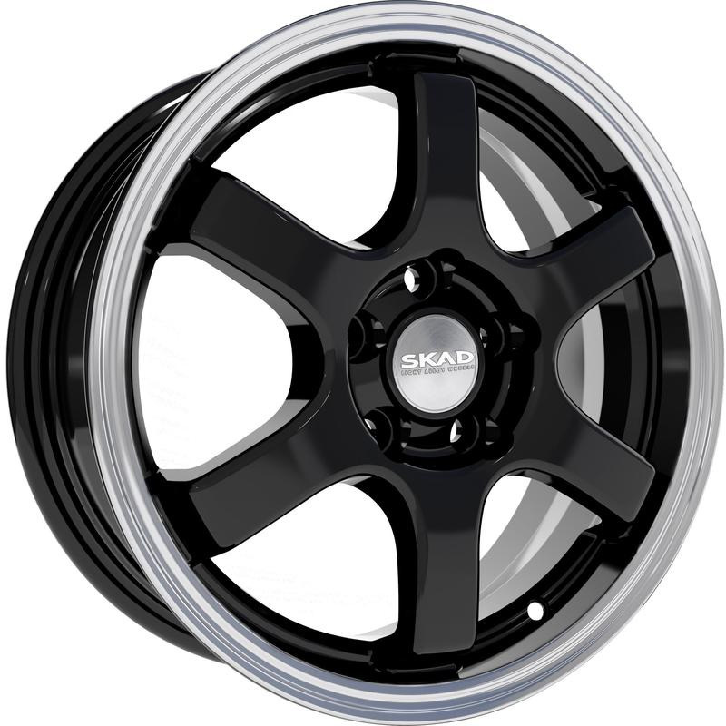СКАД 6x15/4x100 ET48 D54,1 Киото (КЛ249) Антрацит-алмаз