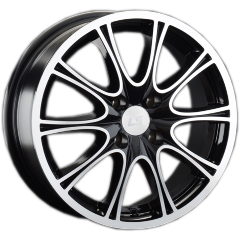LS 6x15/4x100 ET40 D60,1 842 BKF (конус, Колпак+лого)