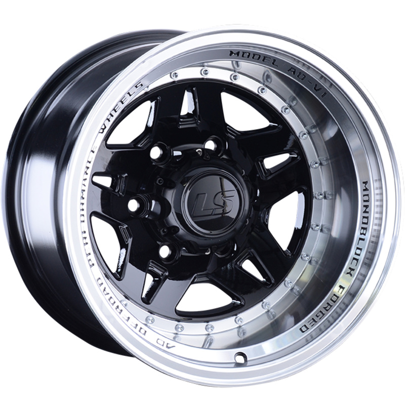 LS 10x16/5x139,7 ET-44 D108,1 878 BKL (конус, Колпак+лого)