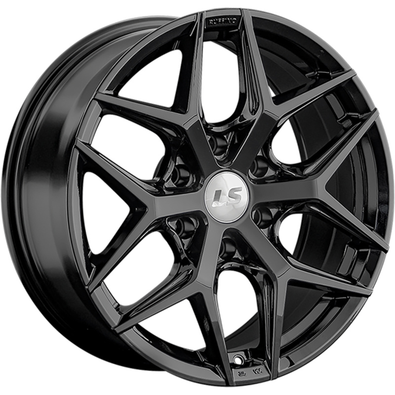 LS 8x18/6x139,7 ET20 D106,1 1303 BK (конус, Колпак+лого)