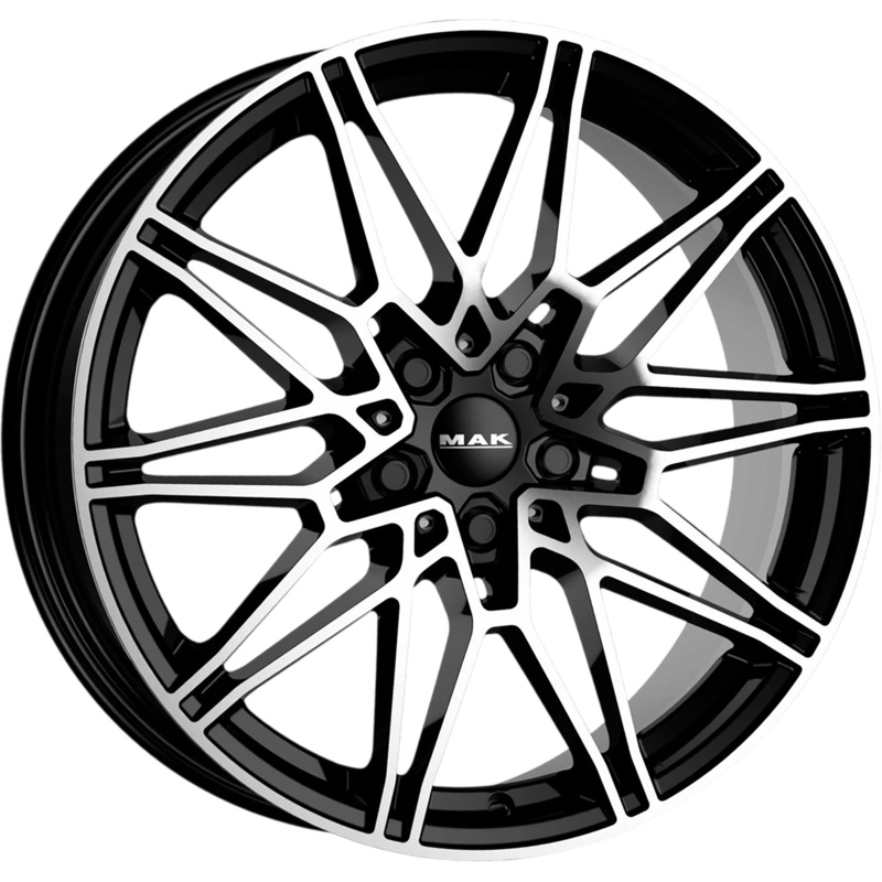 MAK 7,5x17/5x112 ET52 D66,6 Koenig Black mirror