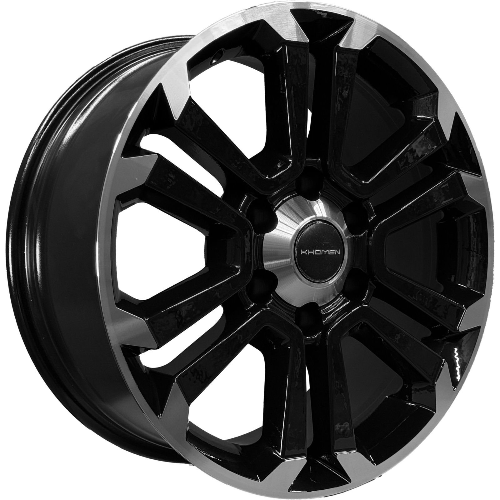 Khomen Wheels 7,5x18/6x139,7 ET45 D93,1 KHW1817 (Mazda BT50) Black-FP