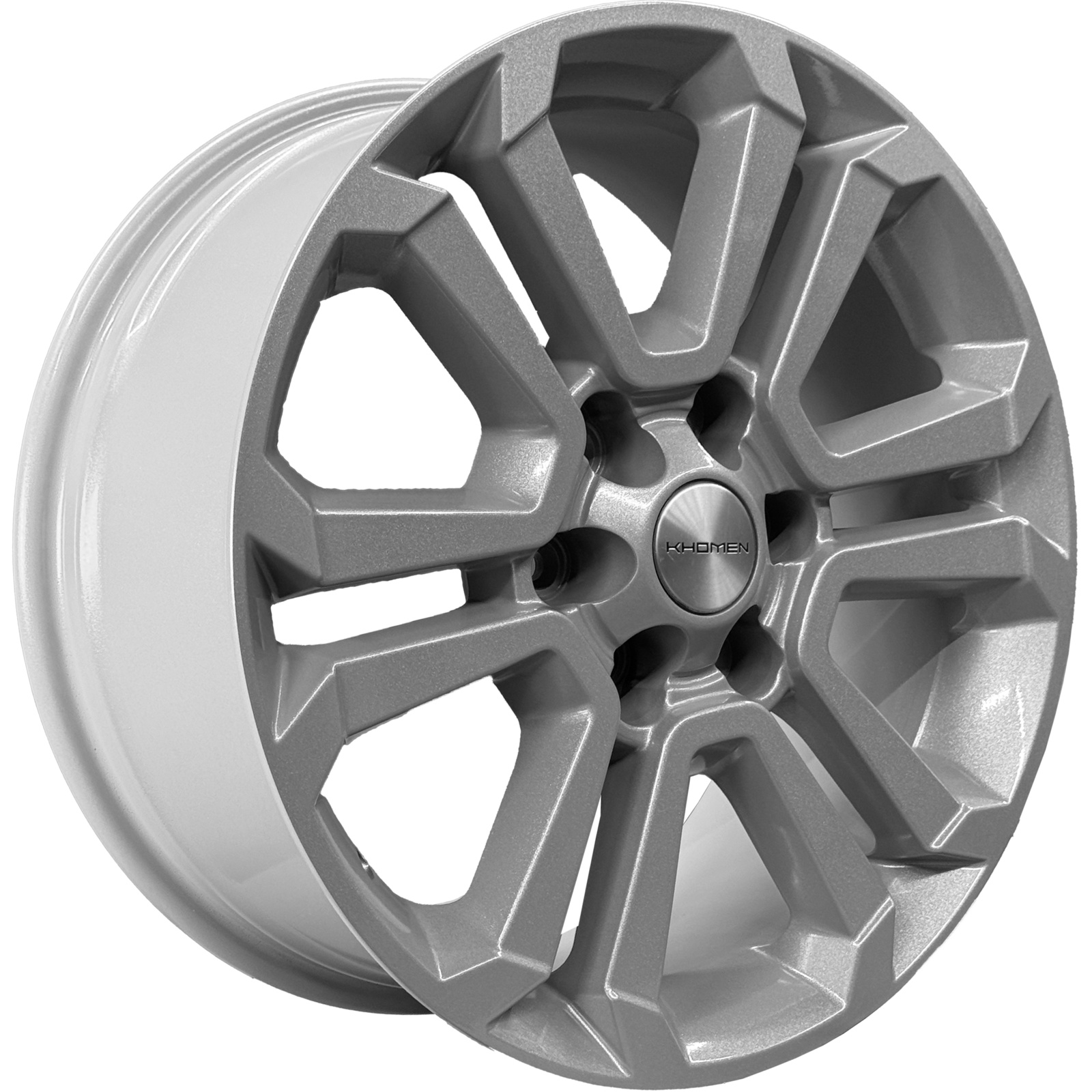 Khomen Wheels 7,5x18/6x139,7 ET30 D106,1 KHW1817 (Fortuner/Hilux) F-Silver
