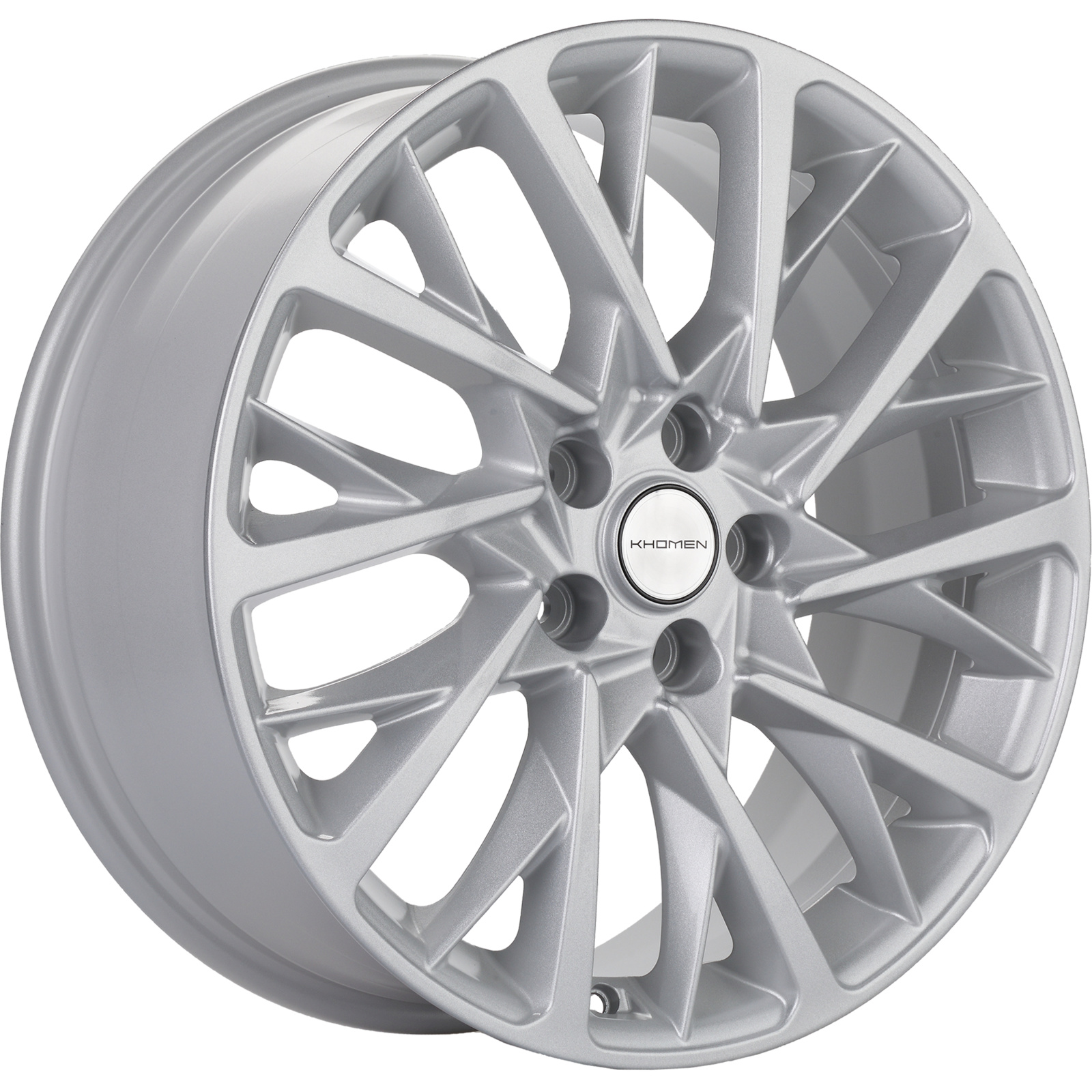 Khomen Wheels 7,5x18/5x108 ET47 D60,1 KHW1804 (Chery Tiggo 8/8 Pro) F-Silver