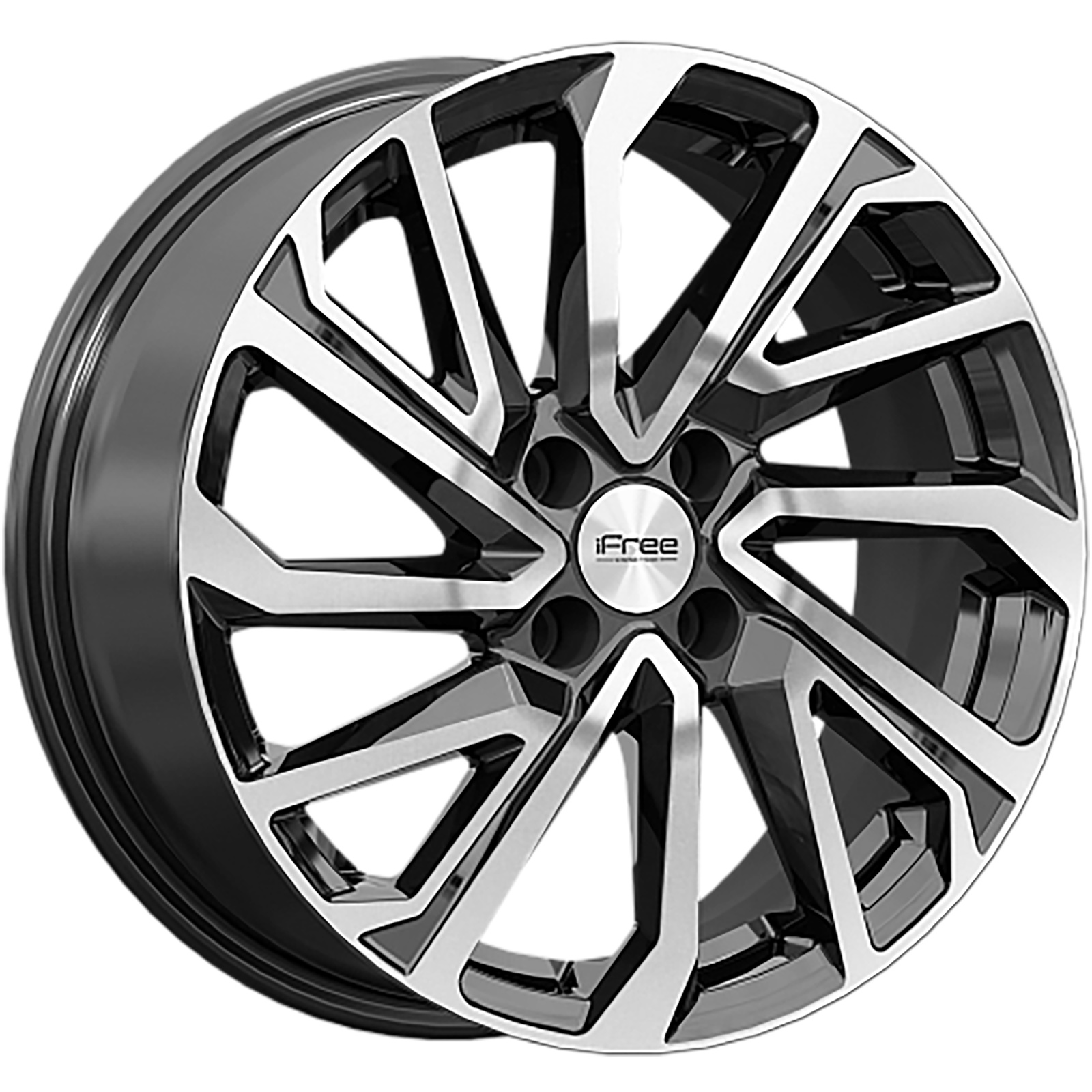 iFree Original 6,5x16/4x100 ET37 D60,1 Неом (Sandero Stepway) (КС1172) Алмаз черный