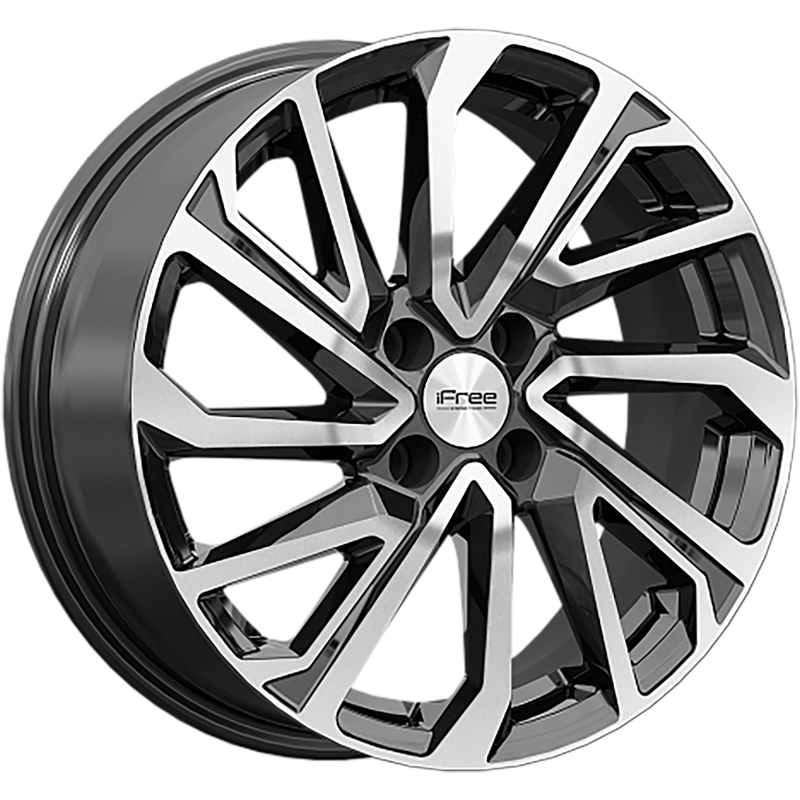 iFree Original 6,5x16/4x100 ET46 D54,1 Неом (Rio/Solaris) (КС1172) Алмаз черный