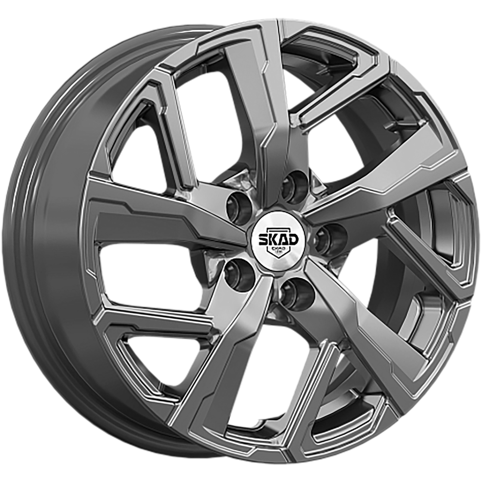 СКАД 6x15/5x114,3 ET42 D67,1 Смолвуд (КЛ1200) Графит
