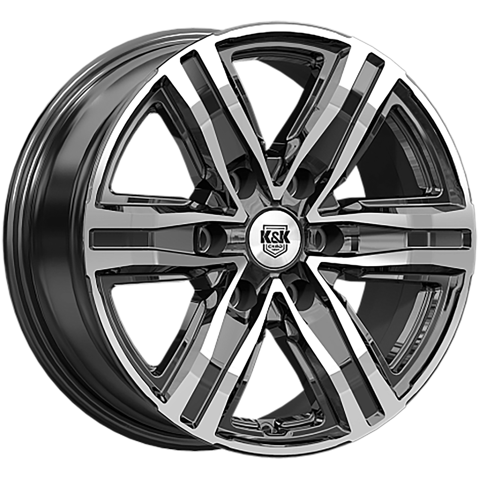 K&K 7,5x17/6x114,3 ET39 D67,1 R8 (КС1174) Алмаз черный