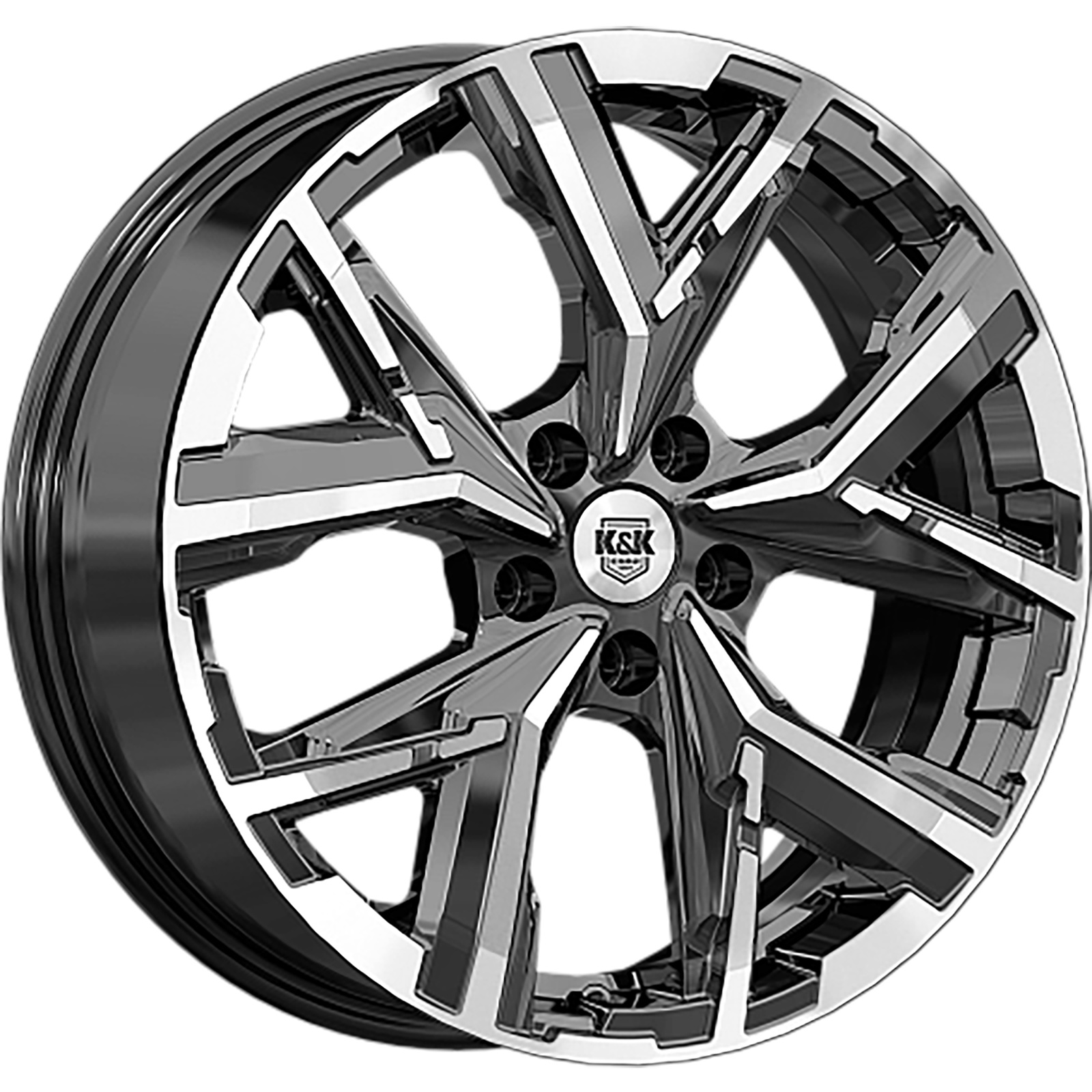 K&K 6,5x18/5x110 ET40 D67,1 Айона (КС1169) Алмаз черный