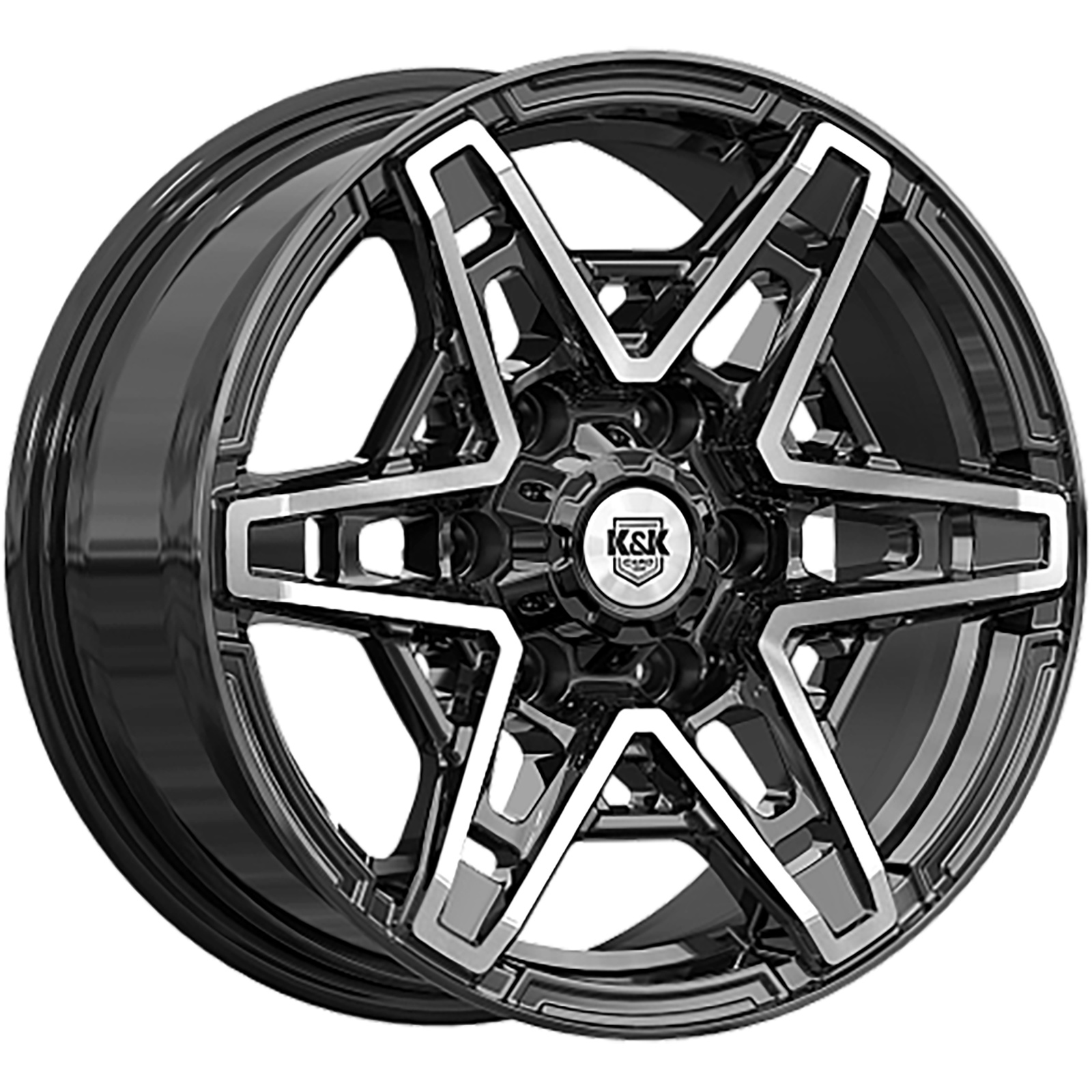 K&K 8x17/6x139,7 ET42 D93,1 Блэкберн (КС1129) Алмаз черный