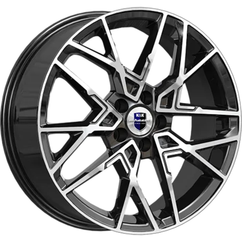 K&K 7,5x18/5x114,3 ET38 D67,1 Вудроф (КС1044) Алмаз черный