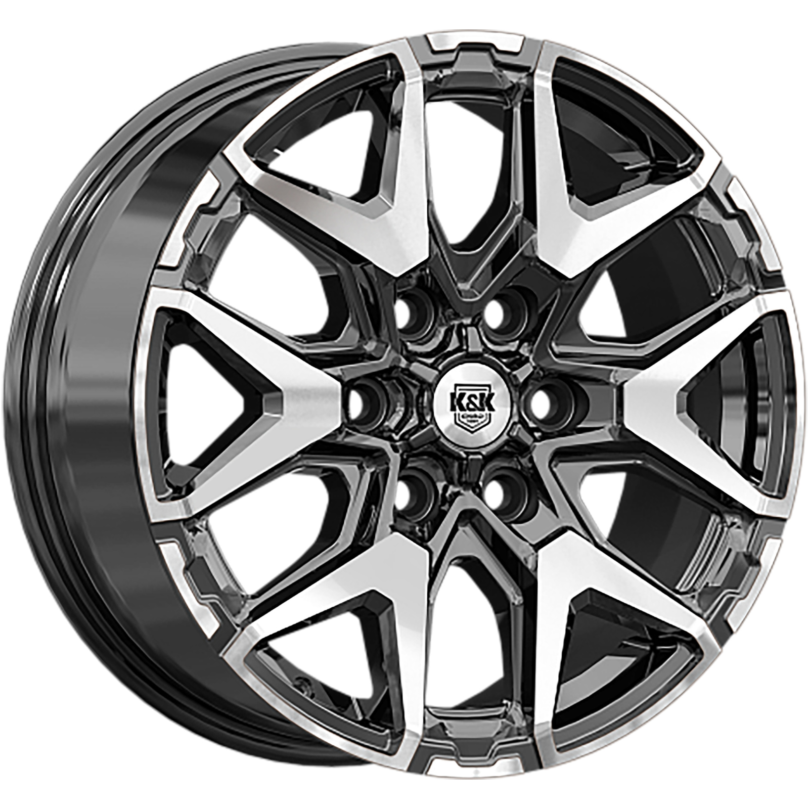 K&K 7,5x18/6x139,7 ET50 D92,5 Гангут (КС1176) Алмаз черный