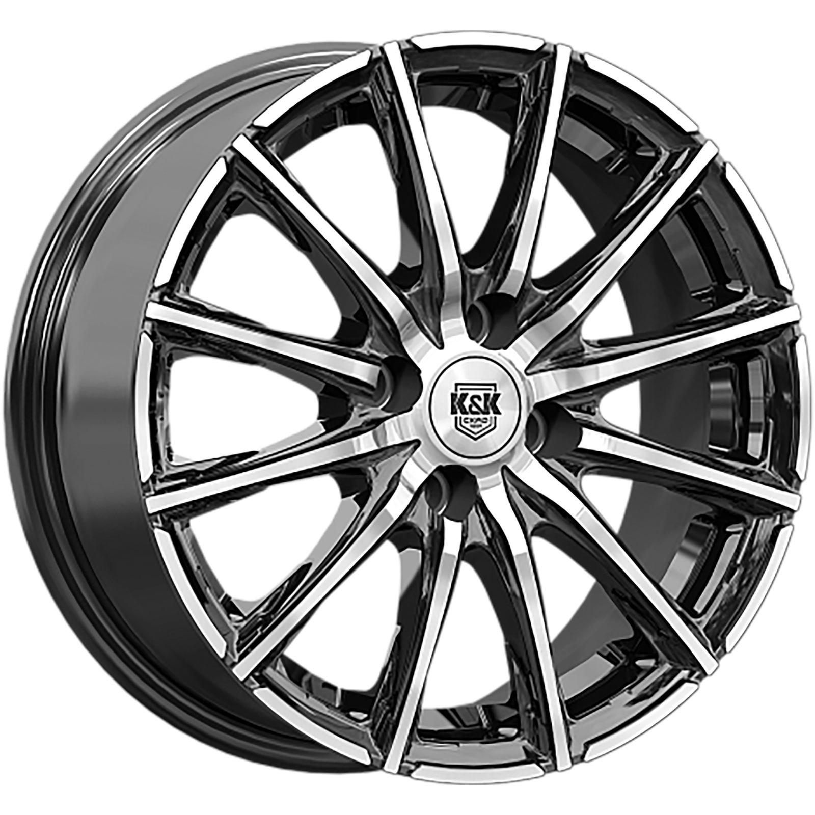 K&K 6x15/4x114,3 ET40 D66,1 Сандал (КС1199) Алмаз черный