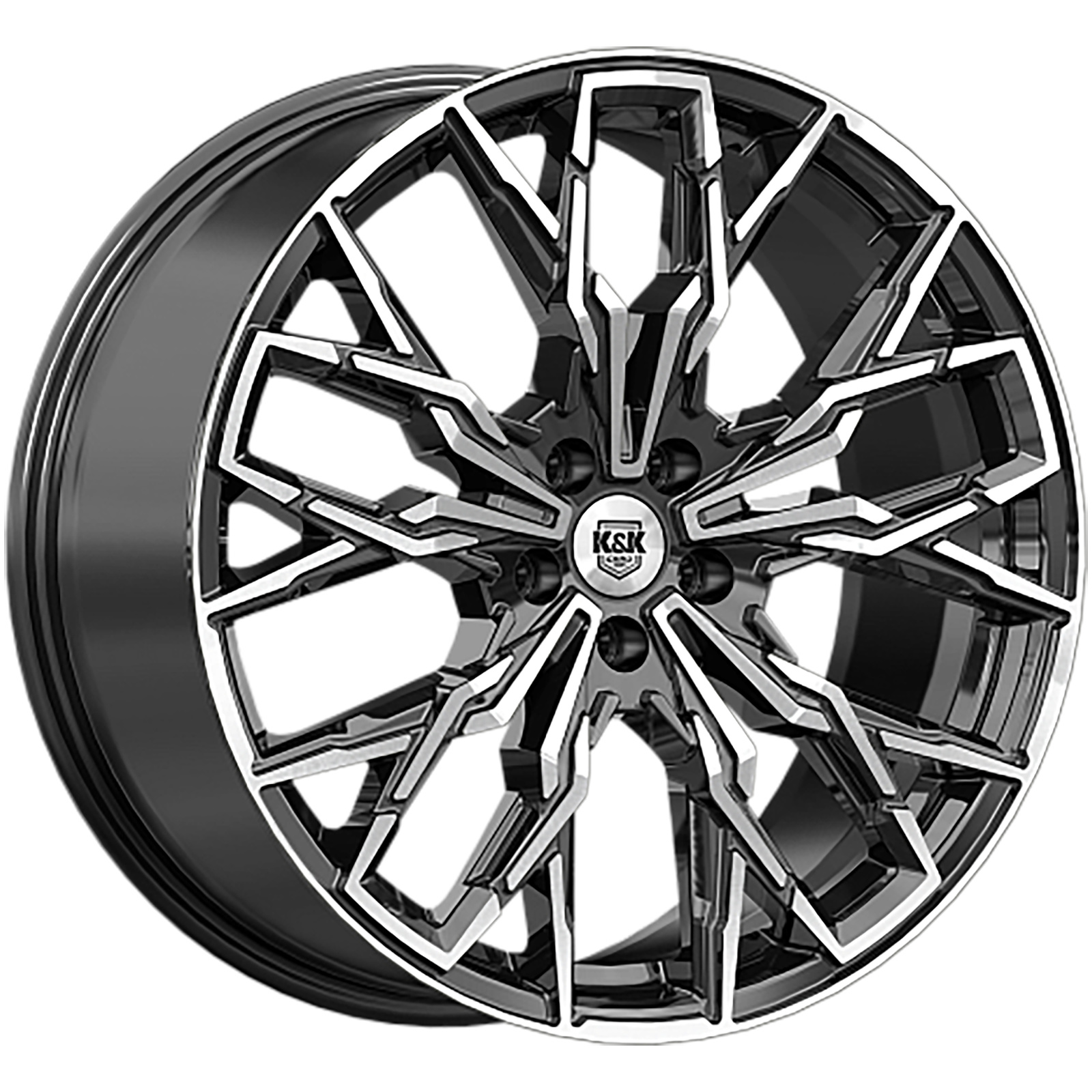 K&K 9x20/5x130 ET50 D71,6 Элерон (КС1168) Алмаз черный