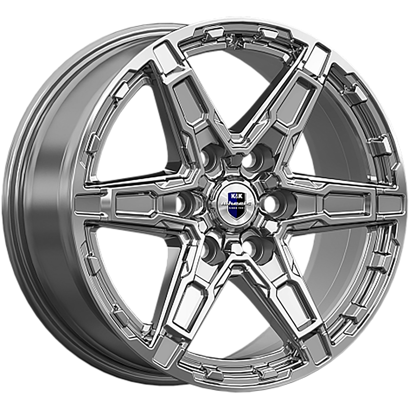 K&K 8x18/6x139,7 ET42 D100,1 Дистрикт (КС1159) Дарк платинум