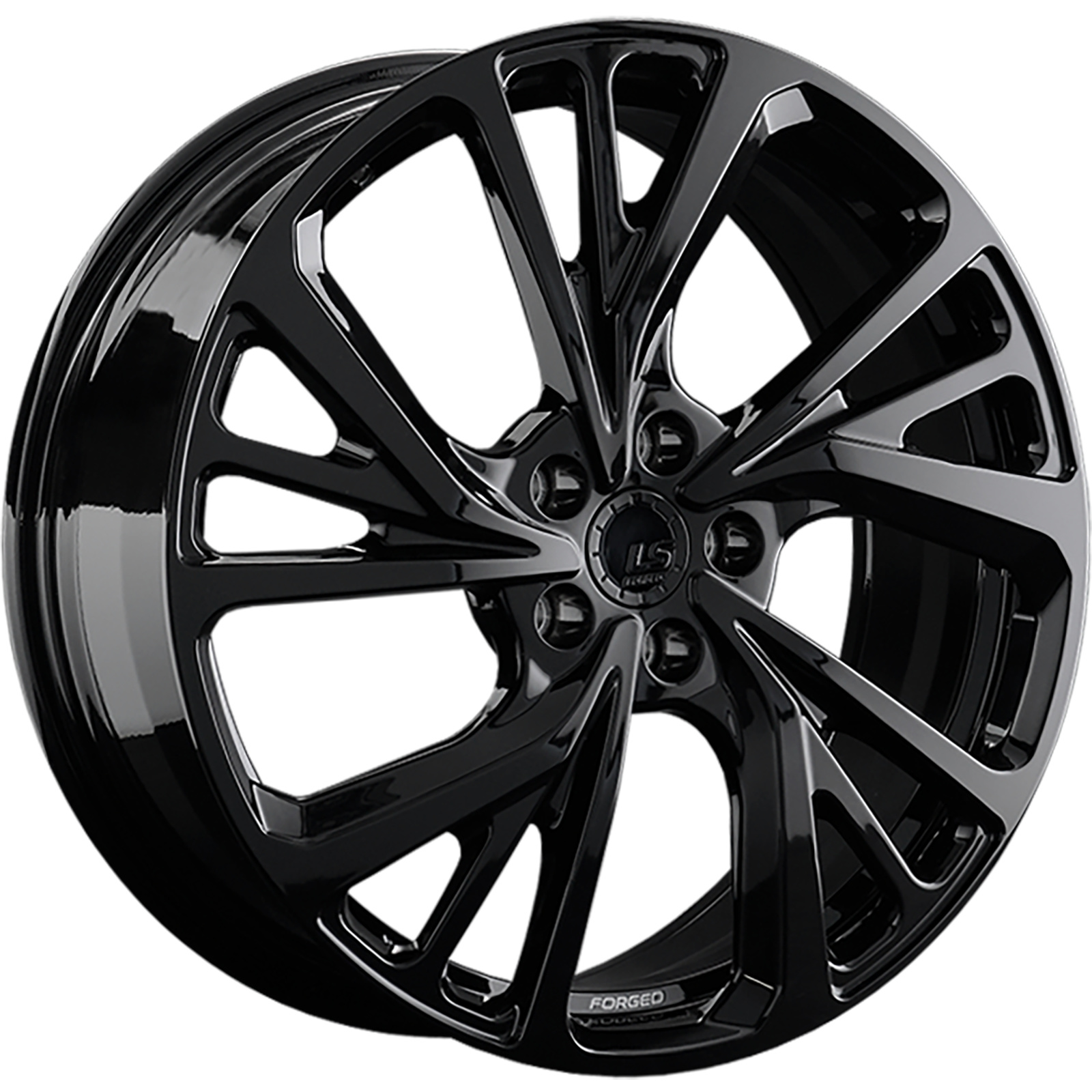 LS Forged 8x19/5x108 ET46 D65,1 LS FG22 BK (конус, C570)