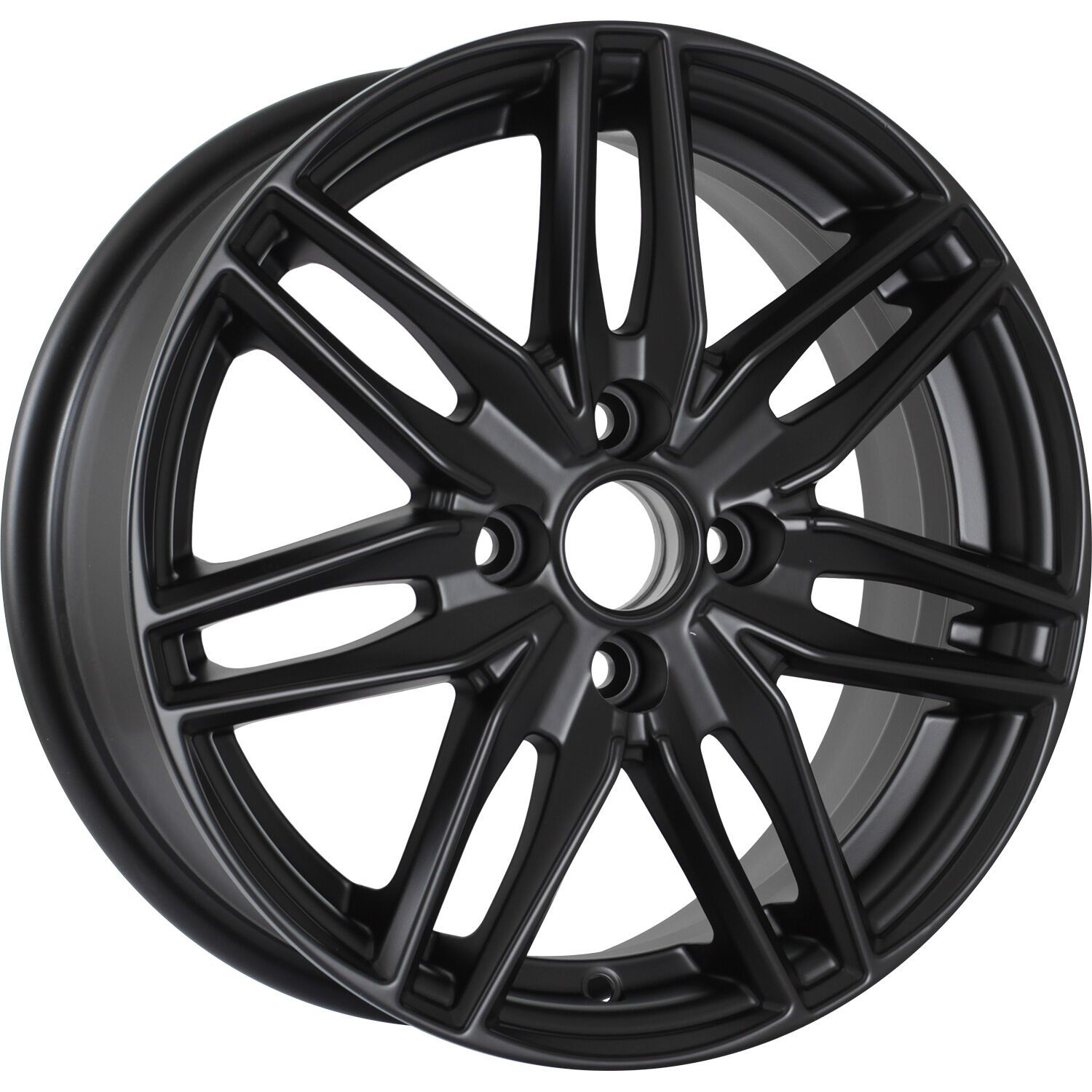 KDW KD1570 R15x6 4x100 ET37 CB60.1 Matt_Black_Painted