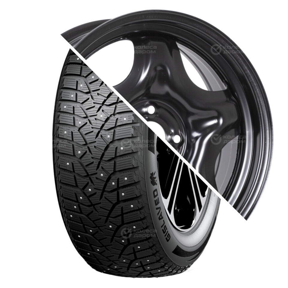 SpikeControl R16 205/55 94T шип XL   () + Lada Vesta R16x6.5 4x100 ET50 CB60.1 Black  SpikeControl R16 205/55 94T шип XL    + Lada Vesta R16x6.5 4x100 ET50 CB60.1 Black