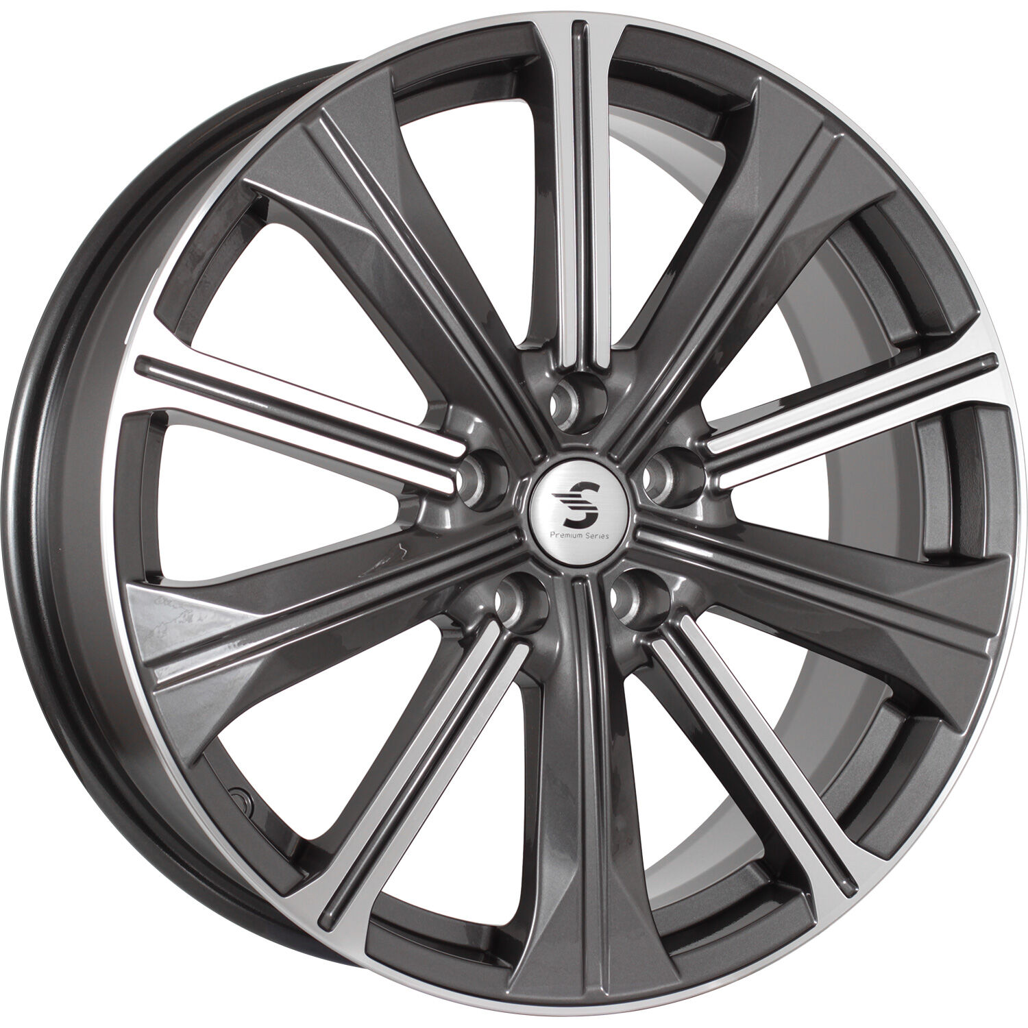 СКАД Premium Series КР013 (19_EXEED TXL) R19x7 5x108 ET36 CB65.1 Diamond_gloss_graphite
