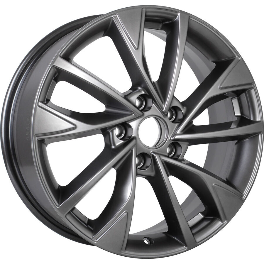 КиК Роквуд  R17x7 5x114.3 ET38 CB67.1 Dark_platinum (Мятый обод)*