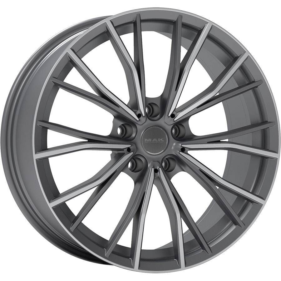 MAK Mark R18x8 5x112 ET30 CB66.6 Gun_met_mirror_face