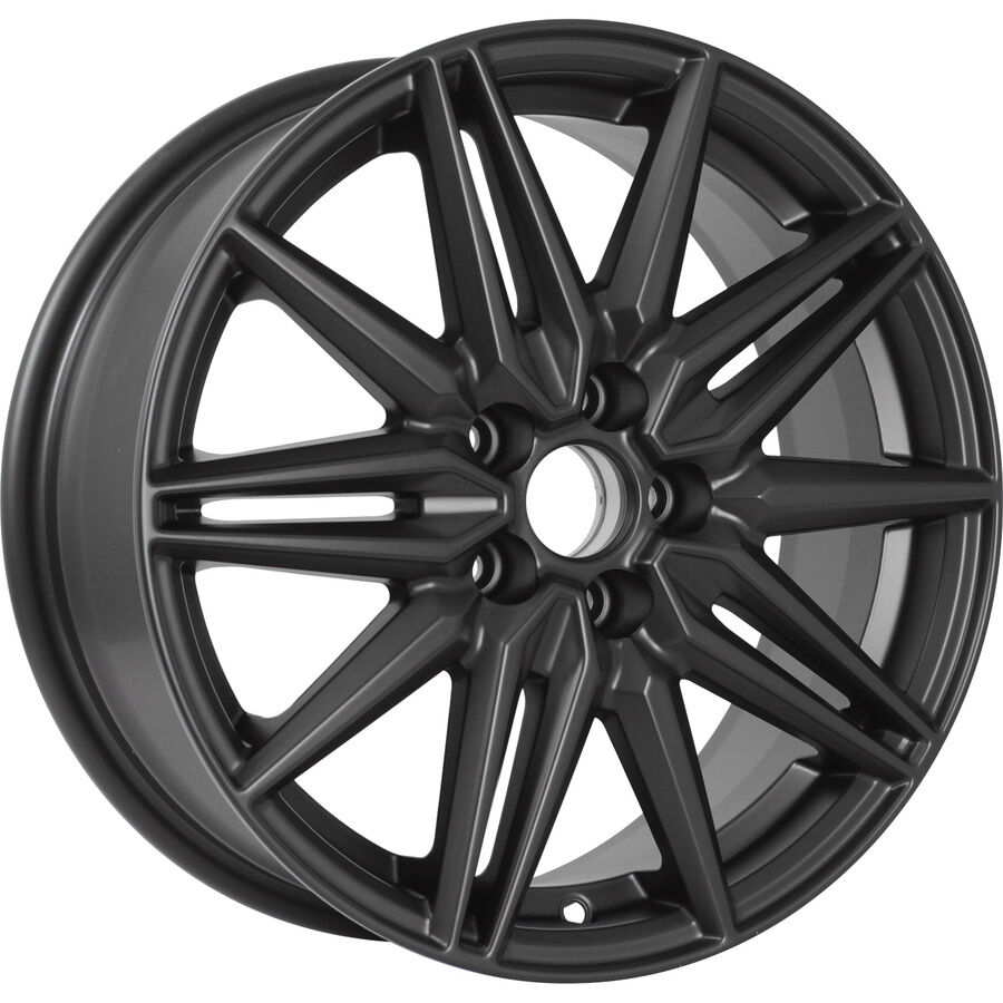 KDW KD1670 R16x6.5 5x100 ET38 CB57.1 Matt_Black_Painted
