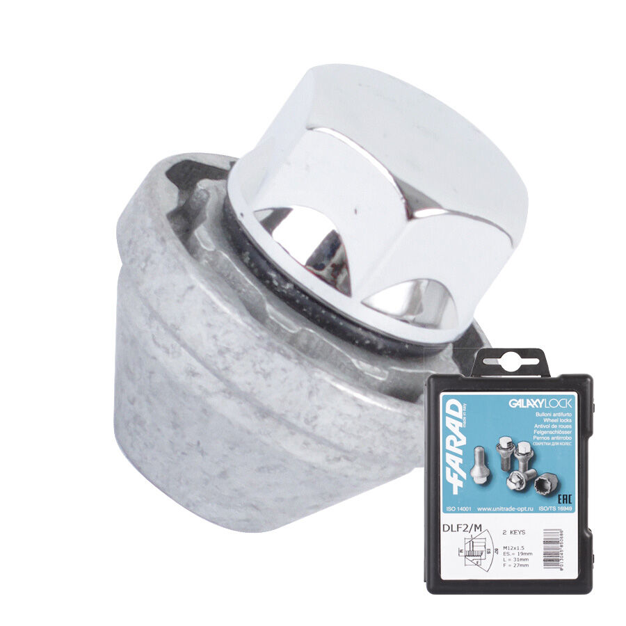 Farad Гайка секретная Farad 12х1,5х32 коробка 4+2 19 конус DLF2/M/2