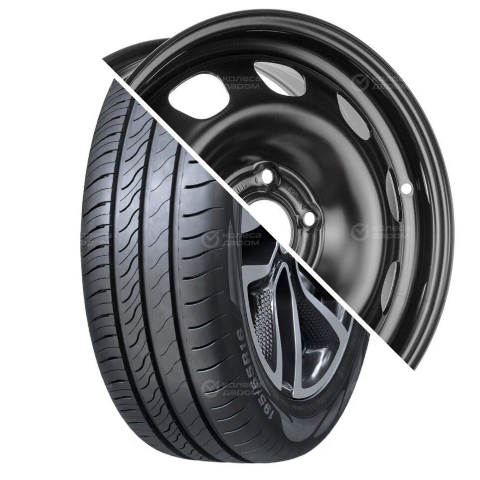 Viatti Strada 2 (V-134) R16 205/55 94V    () + 16003 R16x6.5 5x114.3 ET50 CB66.1 Black  Strada 2 (V-134) R16 205/55 94V     + 16003 R16x6.5 5x114.3 ET50 CB66.1 Black