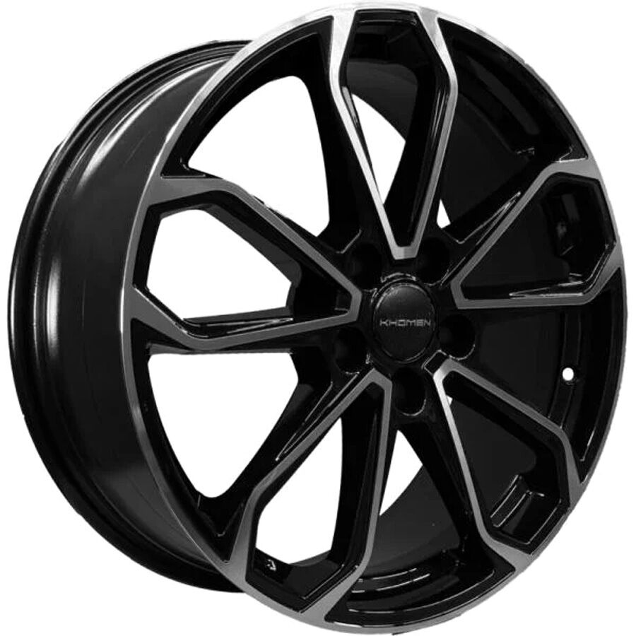 KHOMEN KHW1816 (Kodiaq/Tiguan/Audi Q3) R18x7 5x112 ET43 CB57.1 Black_FP