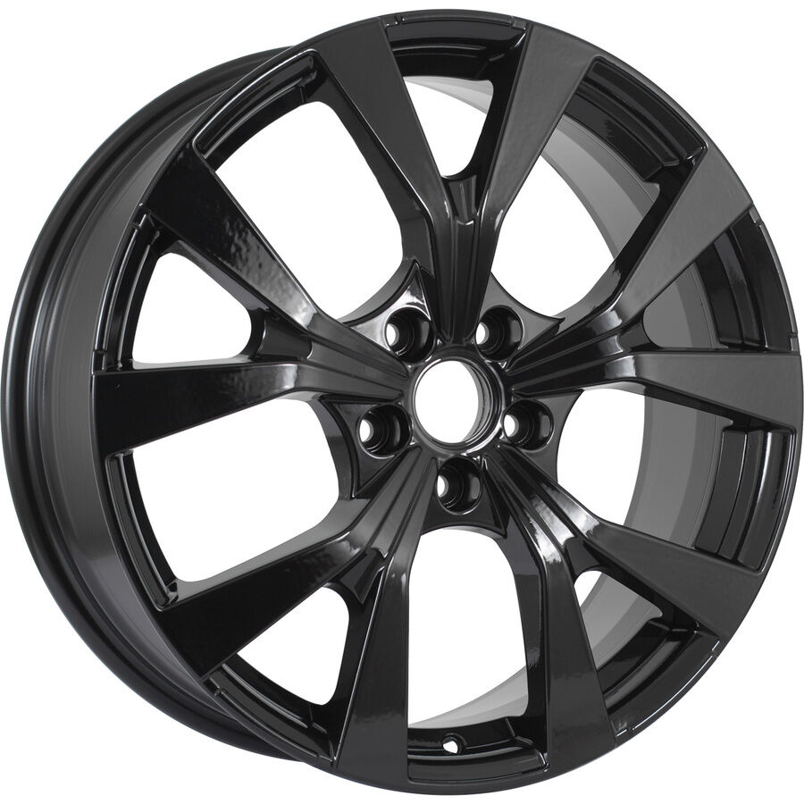 KHOMEN KHW1906 R19x7 5x108 ET45 CB65.1 BLK (Дефект ЛКП + Мятый обод + Следы Монтажа)*