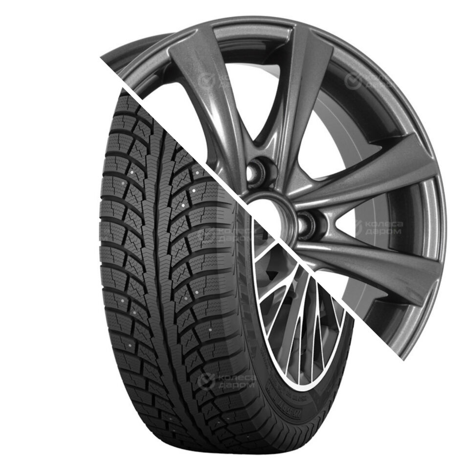 СКАД (Matador) MP30 R15 185/65 92T шип XL   () + Мальта R15x6 4x100 ET45 CB60.1 Graphite  (Matador) MP30 R15 185/65 92T шип XL    + Мальта R15x6 4x100 ET45 CB60.1 Graphite