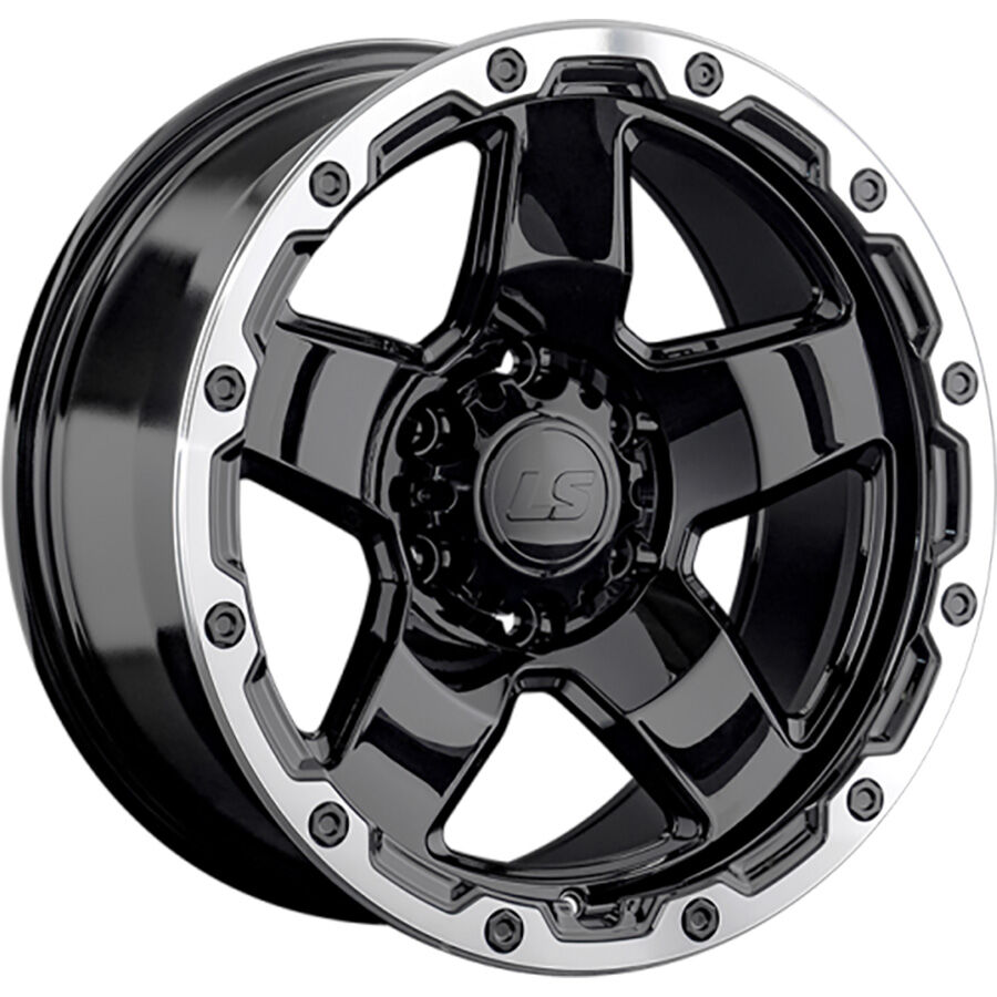 LS LS 1371 R18x9.5 6x139.7 ET5 CB106.1 BKL